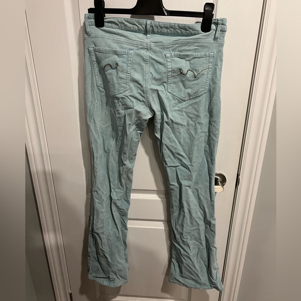Lei Light Blue Corduroy Pants
